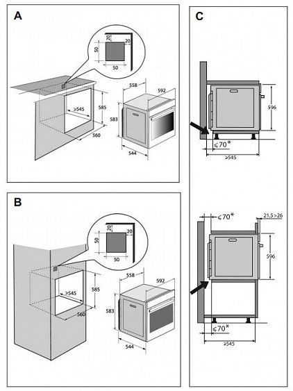 Духовой шкаф DE DIETRICH DOE7210BM купить с доставкой по Москве и Московской области в интернет-магазине АваТехно
