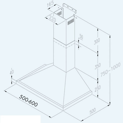 Вытяжка JET AIR anny sl 60 wh купить с доставкой по Москве и Московской области в интернет-магазине АваТехно