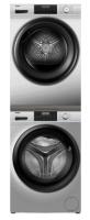 Комплект стиральной и сушильной машины Haier HW90-BP14929BS + HD90-A2929BS + соединительный элемент CKS-1 