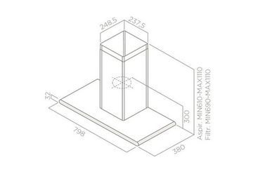 Вытяжка ELICA GALAXY BLIX/A/80 купить с доставкой по Москве и Московской области в интернет-магазине АваТехно
