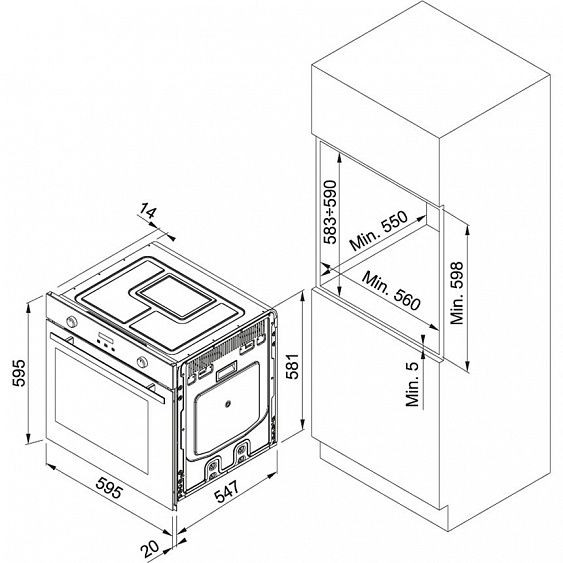 Духовой шкаф FRANKE MA 86 M BK/F черный купить с доставкой по Москве и Московской области в интернет-магазине АваТехно