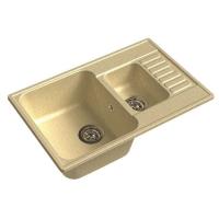 Кухонная мойка GRANFEST QUARZ GF-Z 21К бежевый