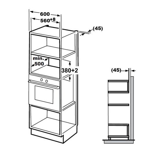Микроволновая печь DE DIETRICH DMG2122W купить с доставкой по Москве и Московской области в интернет-магазине АваТехно