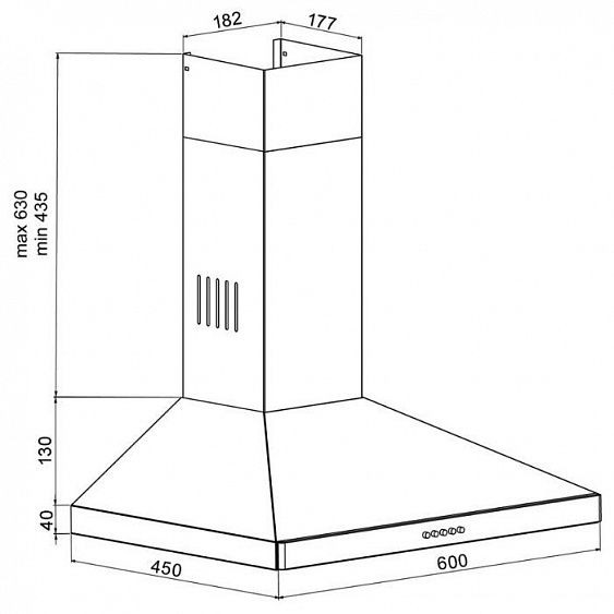 Вытяжка SCHAUB LORENZ SLD WB6714 купить с доставкой по Москве и Московской области в интернет-магазине АваТехно