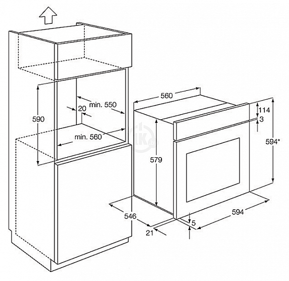 Духовой шкаф  AEG by 931400 pm купить с доставкой по Москве и Московской области в интернет-магазине АваТехно