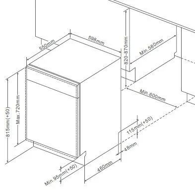 Посудомоечная машина DE DIETRICH DCJ422QSX купить с доставкой по Москве и Московской области в интернет-магазине АваТехно