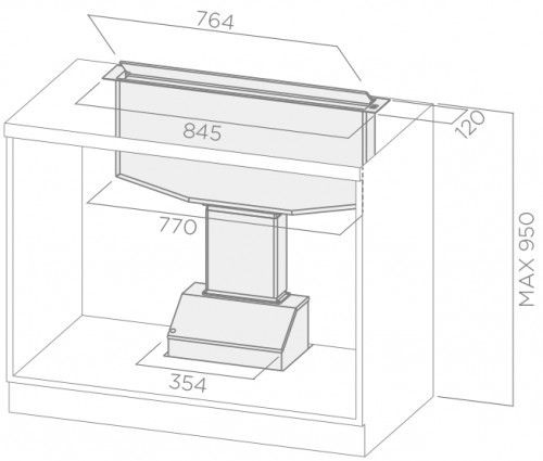 Вытяжка ELICA SEE YOU BL/F/90 купить с доставкой по Москве и Московской области в интернет-магазине АваТехно