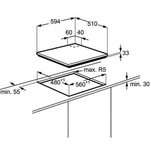 Поверхность ELECTROLUX egg 6343 ndx купить с доставкой по Москве и Московской области в интернет-магазине АваТехно