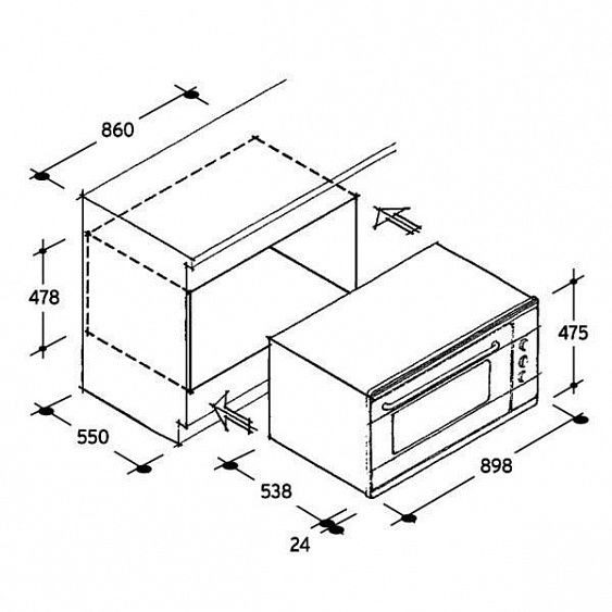 Электрический духовой шкаф CANDY fnp 319/1x купить с доставкой по Москве и Московской области в интернет-магазине АваТехно