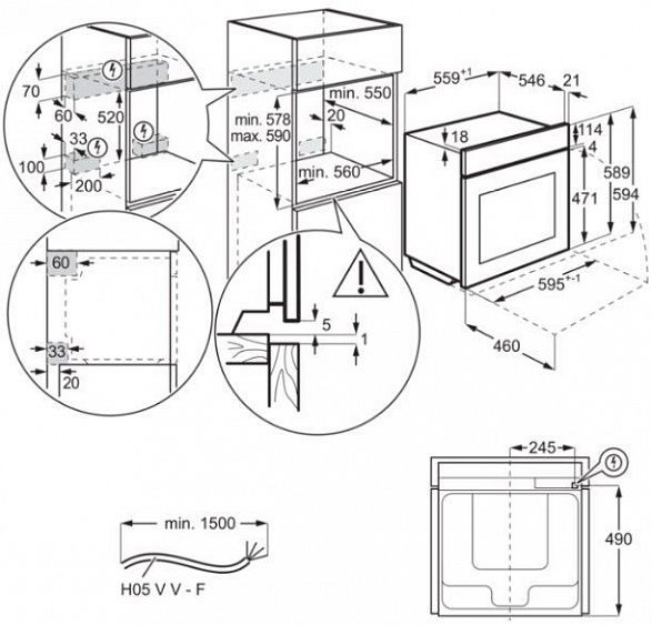 Духовой шкаф Electrolux OKD 5C71X нержавеющая сталь купить с доставкой по Москве и Московской области в интернет-магазине АваТехно
