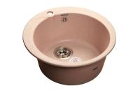 Кухонная мойка GRANFEST RONDO R-480 светло-розовый