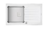 Мойка кухонная TEKA DIAMOND RS15 1B 1D 86 WHITE (art.115100012)