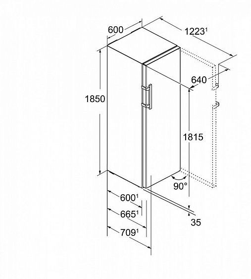 Холодильник LIEBHERR K 4330 купить с доставкой по Москве и Московской области в интернет-магазине АваТехно