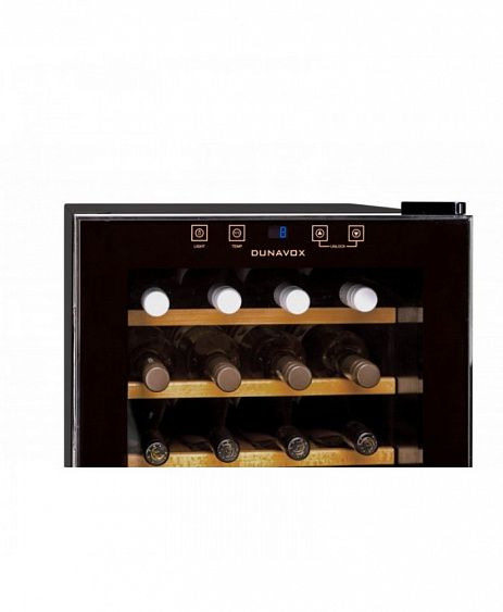 Винный шкаф DUNAVOX DX-28.88KF купить с доставкой по Москве и Московской области в интернет-магазине АваТехно