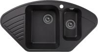 Кухонная мойка GRANFEST QUARZ GF-Z14 черный