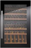 Шкаф для охлаждения вина KUPPERSBUSCH EWK 880-0-2 Z черное стекло