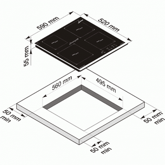 Варочная панель KAISER KCT 65 FIWN La Perle купить с доставкой по Москве и Московской области в интернет-магазине АваТехно