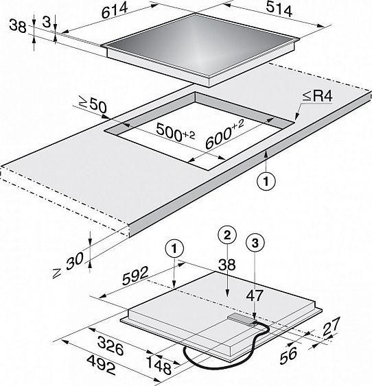 Поверхность MIELE km 5603 купить с доставкой по Москве и Московской области в интернет-магазине АваТехно