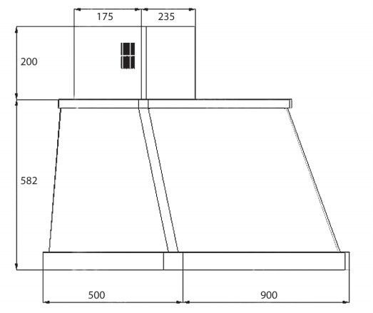 Вытяжка KUPPERSBERG T 969 ANT Bronze купить с доставкой по Москве и Московской области в интернет-магазине АваТехно