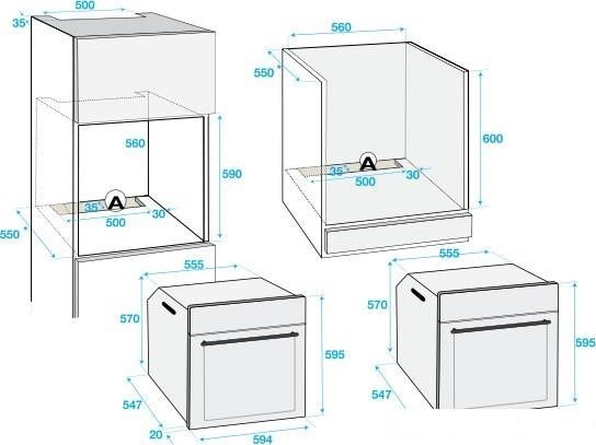 Встраиваемый электрический духовой шкаф Beko OIM 27201 A купить с доставкой по Москве и Московской области в интернет-магазине АваТехно