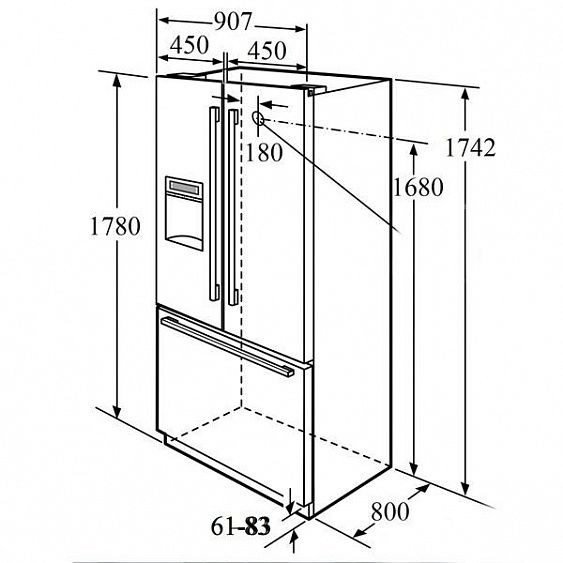 Холодильник SIEMENS kf91npj20r купить с доставкой по Москве и Московской области в интернет-магазине АваТехно