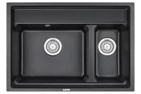 Кухонная мойка GRANULA KS-7302 чёрный