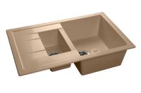 Кухонная мойка GRANFEST Quadro GF-Q775KL топаз