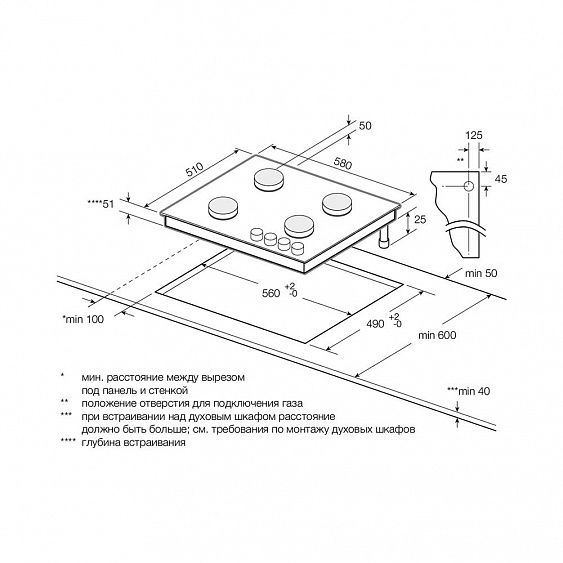 ВАРОЧНАЯ ПОВЕРХНОСТЬ GRAUDE GSK 60.1 WM купить с доставкой по Москве и Московской области в интернет-магазине АваТехно