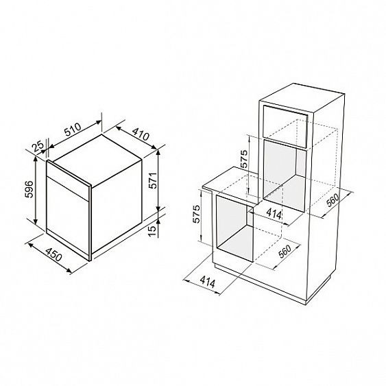 Духовой шкаф ZIGMUND & SHTAIN EN 110.622 A купить с доставкой по Москве и Московской области в интернет-магазине АваТехно