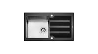 Мойка кухонная TEKA LUX 1B 1D 86 black (art.12129008)