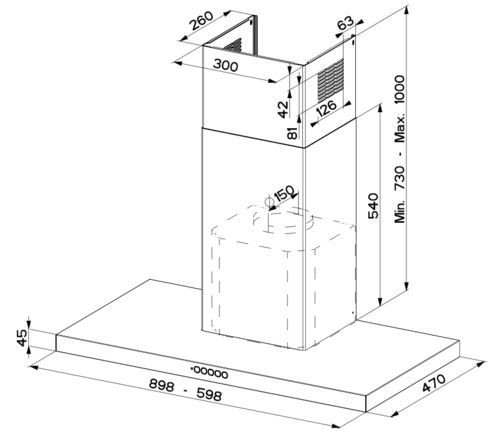 Вытяжка Faber BELLA EV8 TC X A60 купить с доставкой по Москве и Московской области в интернет-магазине АваТехно