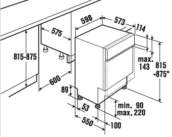 Встраиваемая посудомойка KUPPERSBUSCH ig 6509.0e купить с доставкой по Москве и Московской области в интернет-магазине АваТехно