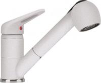 Смеситель FRANKE 115.0470.669 FRANKE NOVARA PLUS,белый,с выдвижным шлангом
