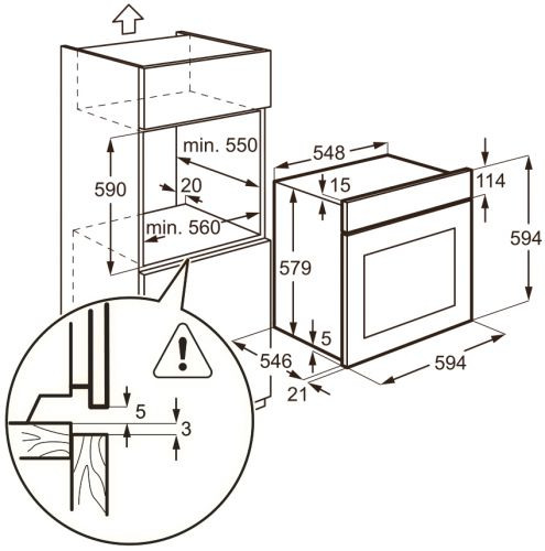 Духовой шкаф AEG bp 931400 pm купить с доставкой по Москве и Московской области в интернет-магазине АваТехно