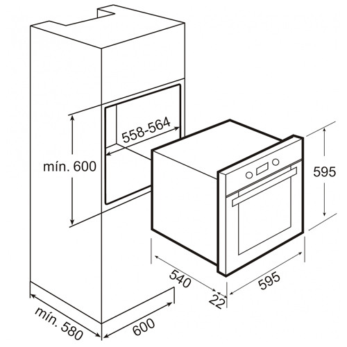 Электрический духовой шкаф TEKA he-725 white купить с доставкой по Москве и Московской области в интернет-магазине АваТехно