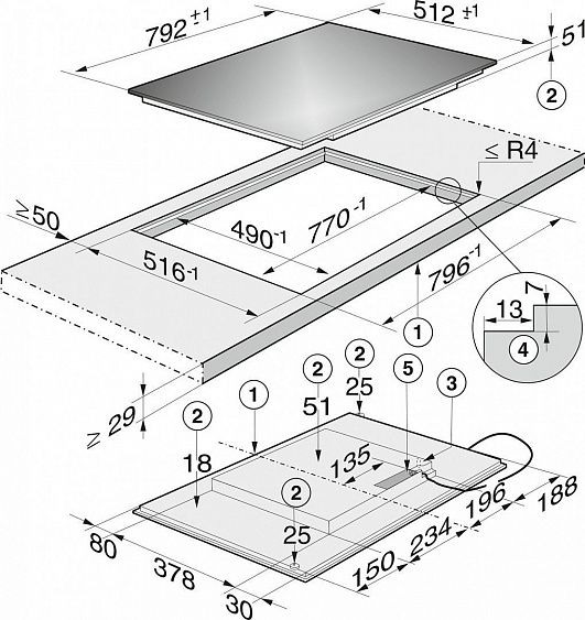 Поверхность MIELE km 6358 купить с доставкой по Москве и Московской области в интернет-магазине АваТехно