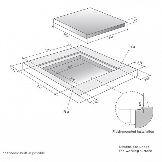 Варочная поверхность DE DIETRICH DPI7360X купить с доставкой по Москве и Московской области в интернет-магазине АваТехно