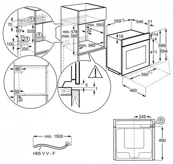 Духовой шкаф AEG BCR 542350 M купить с доставкой по Москве и Московской области в интернет-магазине АваТехно