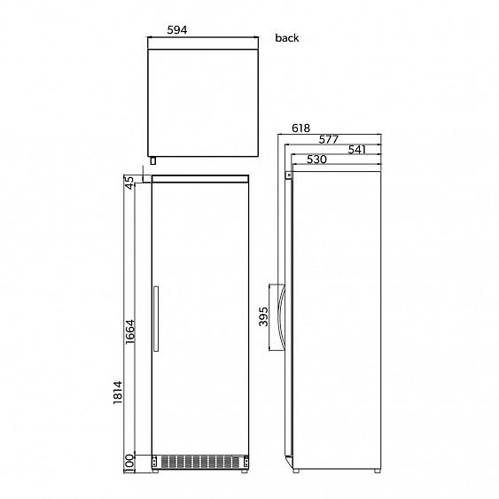 Винный шкаф DOMETIC ST198D купить с доставкой по Москве и Московской области в интернет-магазине АваТехно