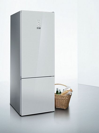 Холодильник Siemens KG56NLW30N белый купить с доставкой по Москве и Московской области в интернет-магазине АваТехно