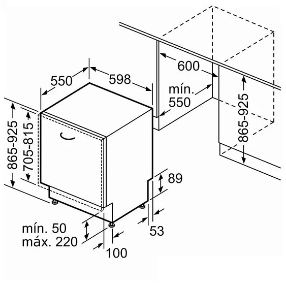 Встраиваемая посудомоечная машина Bosch SMH4HCX48E купить с доставкой по Москве и Московской области в интернет-магазине АваТехно