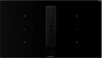 Индукционная панель с вытяжкой Kuppersbusch KMI 9850.1 SR-E Black Chrome