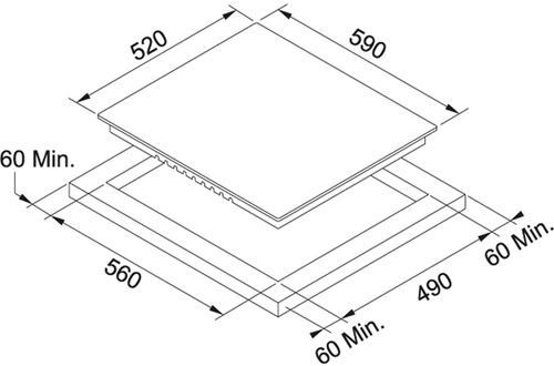 Варочная поверхность Franke FHR604CTBK (108.0530.024) купить с доставкой по Москве и Московской области в интернет-магазине АваТехно
