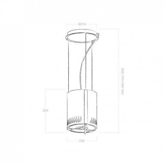 Вытяжка ELICA NAKED URBAN CAST IRON/F/25 купить с доставкой по Москве и Московской области в интернет-магазине АваТехно