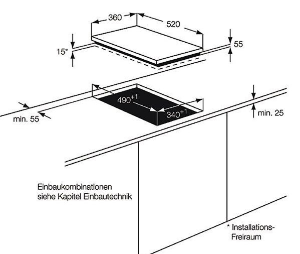 Поверхность AEG hc 451220 eb купить с доставкой по Москве и Московской области в интернет-магазине АваТехно