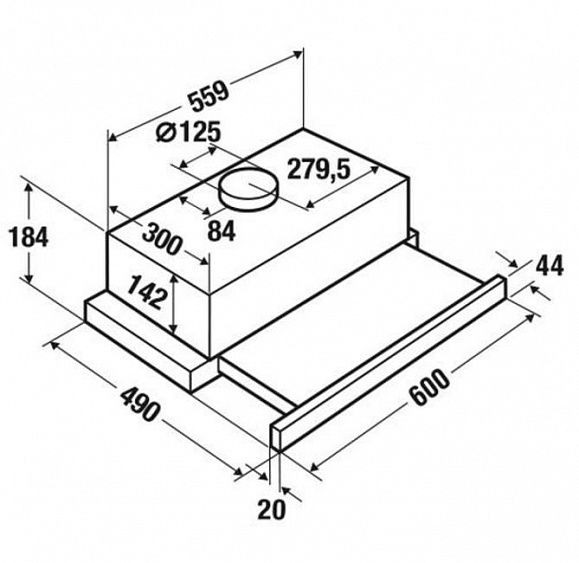 Встраиваемая вытяжка Kuppersbusch DEF 6300.0 E купить с доставкой по Москве и Московской области в интернет-магазине АваТехно
