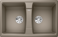 Кухонная мойка BLANCO LEXA 8 SILGRANIT PuraDur серый беж гранит 524967
