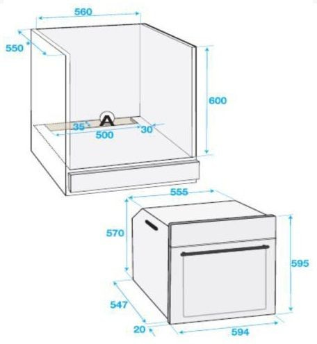 Встраиваемый электрический духовой шкаф Beko BIM 22304 XCS купить с доставкой по Москве и Московской области в интернет-магазине АваТехно
