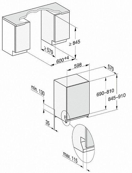 Посудомоечная машина MIELE G 7965 SCVi XXL AutoDos Посудомоечная машина MIELE G 7965 SCVi XXL AutoDos купить с доставкой по Москве и Московской области в интернет-магазине АваТехно