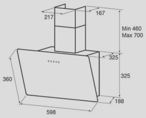 Вытяжка ELICA SHADE BL/A/60 купить с доставкой по Москве и Московской области в интернет-магазине АваТехно